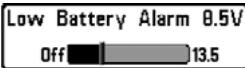 HUMMINBIRD 323 - Procedure de réglage de l'alarme d'identification de poisson : - 5