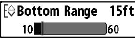 HUMMINBIRD 777C - Procedure d'activation du verrouillage du fond : - 1