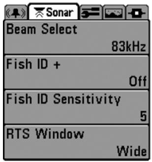 HUMMINBIRD 777C - Le système de menus - 3