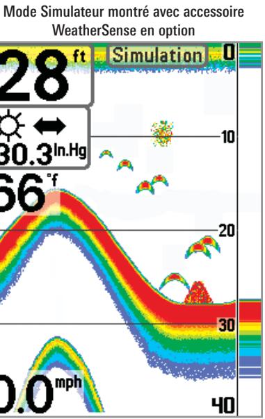 HUMMINBIRD 777C - Mode Simulateur - 1