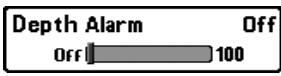 HUMMINBIRD 777C - Onglet Alarmes du menu principal - 1