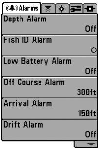HUMMINBIRD MATRIX 97 - Le système de menus - 2