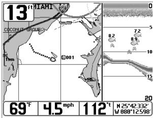 HUMMINBIRD MATRIX 97 - Fonctionnement du GPS et de la cartographie - 1