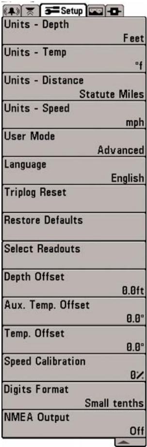 HUMMINBIRD 727 - Procedure de réglage de la tonalité d'alarme : - 1