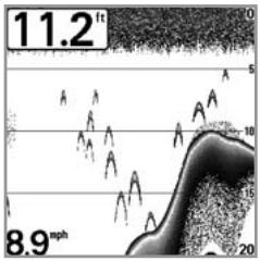 HUMMINBIRD 727 - Fenêtre sonar en temps réel [RTS] - 3
