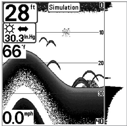 HUMMINBIRD 727 - Mode Simulateur - 1