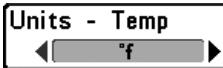 HUMMINBIRD 727 - Procedure de réglage des unités de profondeur: - 1