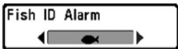 HUMMINBIRD 727 - Procedure de réglage de l'alarme fond : - 1