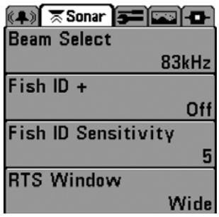 HUMMINBIRD 727 - Le système de menus - 3