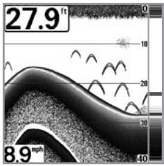 HUMMINBIRD 727 - Fenêtre sonar en temps réel [RTS] - 2