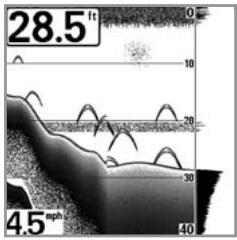 HUMMINBIRD 727 - Fenêtre sonar en temps réel [RTS] - 1