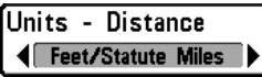 HUMMINBIRD 727 - Réglage des unités de température : - 1