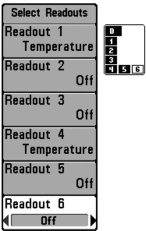 HUMMINBIRD 727 - Sélection relevés - 1