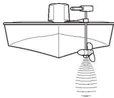 HUMMINBIRD 931C - INSTALLATION DU TRANSDUCTEUR SUR UN PROPULSEUR ÉLECTRIQUE - 1