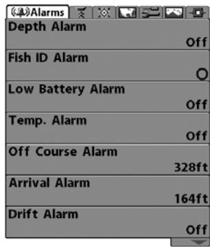 HUMMINBIRD 931C - LE SYSTEME DE MENU - 2