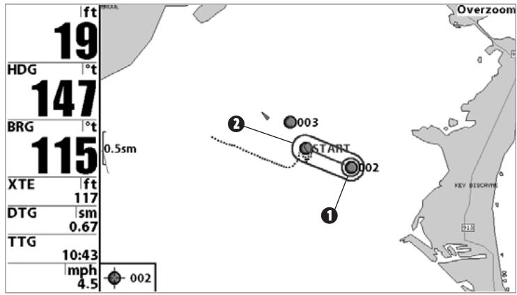 HUMMINBIRD 931C - Procedure de réglage de l'alarme de température : - 1