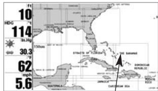 HUMMINBIRD 931C - FRONTIÈRES DE CARTE - 1