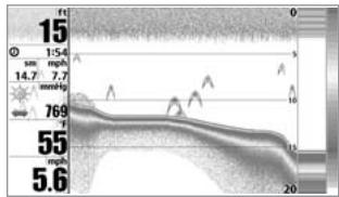 HUMMINBIRD 931C - Procedure de réglage de la sensibilité : - 1