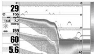 HUMMINBIRD 931C - Procedure de réglage de la sensibilité : - 2