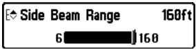 HUMMINBIRD GPS 757C - Procedure de réglage de l'Échelle inférieure : - 1
