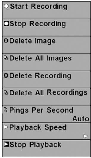 HUMMINBIRD GPS 757C - Le sous-menu Waypoint contient les options de menu suivantes : - 1
