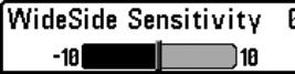 HUMMINBIRD GPS 757C - Procedure de réglage de la Sensibilité 455 kHz : - 1