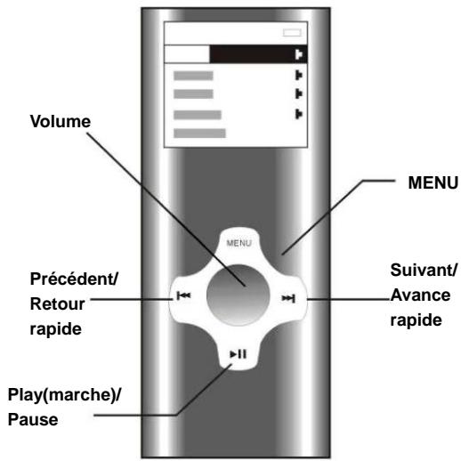 CONTINENTAL EDISON CEBV8MP4 - Lecteur multimédia video - 1