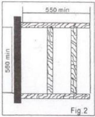 CONTINENTAL EDISON CECP645FSA - Options d'installation - 2