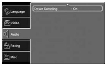 CONTINENTAL EDISON CEHCDVD511 - Audio setup - 2