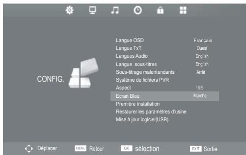 CONTINENTAL EDISON LC-19G91DVB-T+DVD - Ecran Bleu - 1