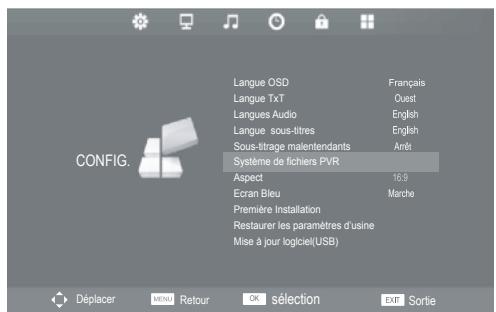 CONTINENTAL EDISON LC-19G91DVB-T+DVD - Système de fichiers PVR (DTV Mode) - 1
