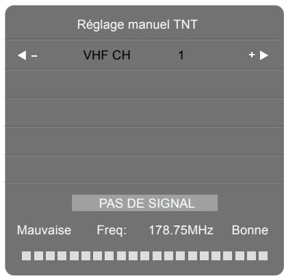 CONTINENTAL EDISON LC-19G91DVB-T+DVD - Réglage manuel TNT - 1