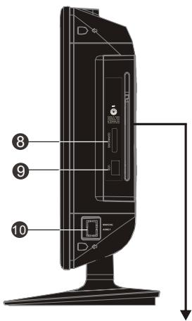 CONTINENTAL EDISON CE56SDV22G - Panneau de commande de la TV - 2