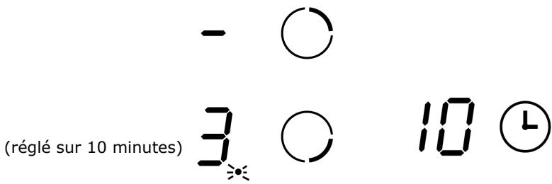 CONTINENTAL EDISON CECPV4Z - Si le minuteur est réglé sur plus d'une seule zone - 5