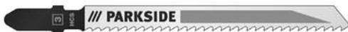 PARKSIDE KH 3021 JIGSAW - - Informations concernant les lames de scie - 5