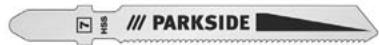PARKSIDE KH 3021 JIGSAW - - Informations concernant les lames de scie - 10