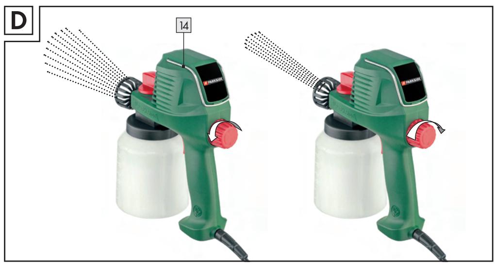PARKSIDE KH 3031 PAINT SPRAY GUN - DE AT CH - 4