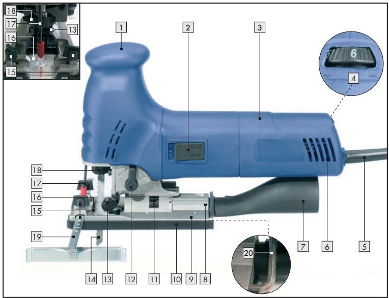 PARKSIDE KH 3128 PENDULUM ACTION JIGSAW - 2
