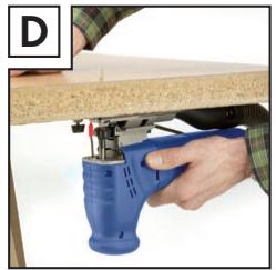 PARKSIDE KH 3128 PENDULUM ACTION JIGSAW - 6