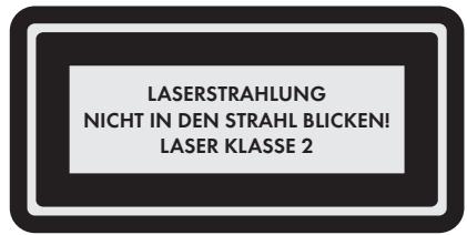 PARKSIDE KH 3141 CIRCULAR SAW - LASERSTRAHLUNG NICT IN DEN STRAHL BLICKEN! LASER KLASSE 2 - 1