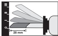 PARKSIDE PFS 710A - Réglage du mouvement pendulaire - 1
