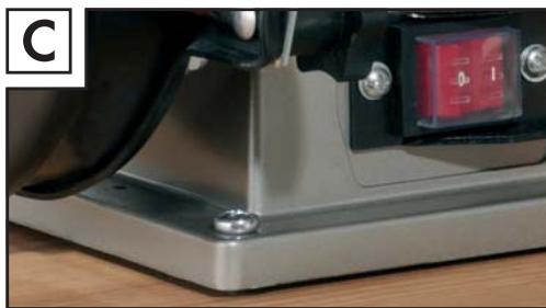 PARKSIDE PDOS 200 A1 DOUBLE BENCH GRINDER - 4