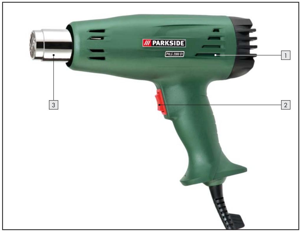 PARKSIDE PHLG 2000 B1 HEAT GUN - 1