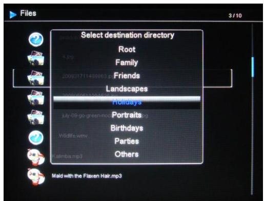 TELEFUNKEN DPF 16934 LED,  DPF 10933 6,  DPF 10934,  DPF10333 - - Copiar susotosa través del administrador de archives - 2