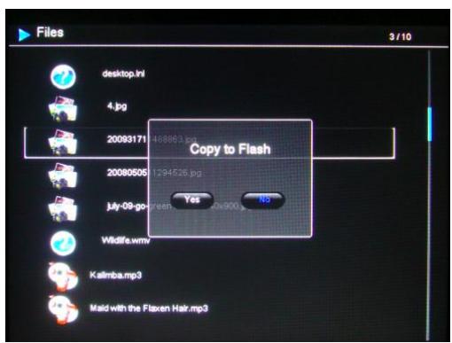 TELEFUNKEN DPF 16934 LED,  DPF 10933 6,  DPF 10934,  DPF10333 - Copie de photos vers la mémoire interne - 1