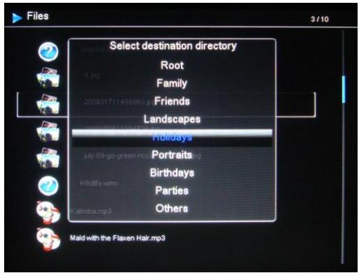 TELEFUNKEN DPF 16934 LED,  DPF 10933 6,  DPF 10934,  DPF10333 - Se la cornice è accesa ed è attivo lo slideshow della memoria interna: - 2