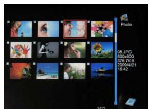 TELEFUNKEN DPF 7901 - - Copier vos photos à partir du mode vignettes - 3