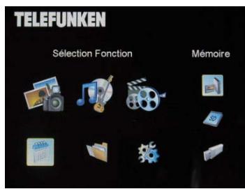 TELEFUNKEN DPF 7901 - Configuration Calendrier - 1