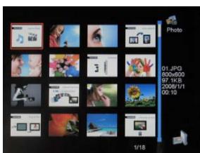 TELEFUNKEN DPF 7901 - Supprimer vos photos à partir du mode vignettes - 1