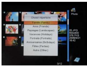 TELEFUNKEN DPF 7901 - - Copier vos photos à partir du mode vignettes - 4